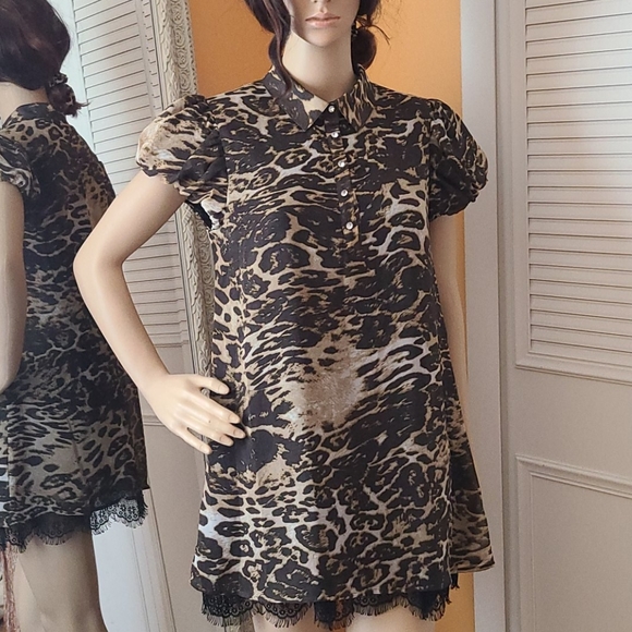 Twelve Layers Animal Print Tunic - Picture 11 of 14